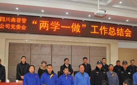 2017年1月20日，公司黨委隆重召開“兩學(xué)一做”工作總結(jié)會。