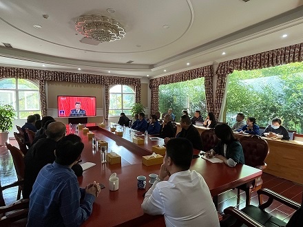 四川森普管材股份有限公司組織黨員同志收看中國(guó)共產(chǎn)黨第二十次全國(guó)代表大會(huì)